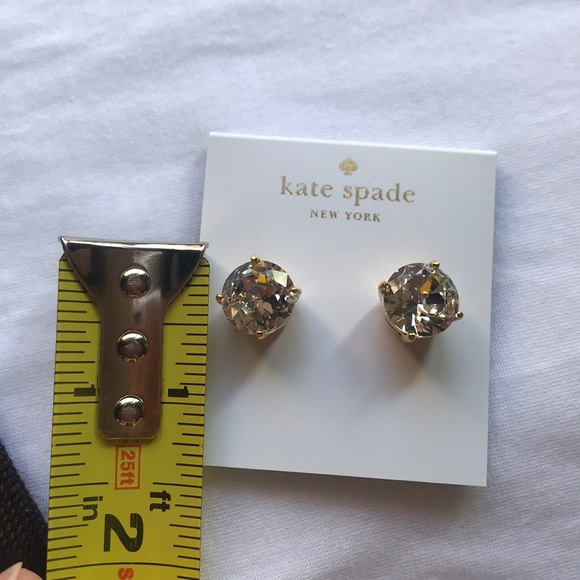 Clear Kate Spade Gumdrop earrings - Picture 4 of 4